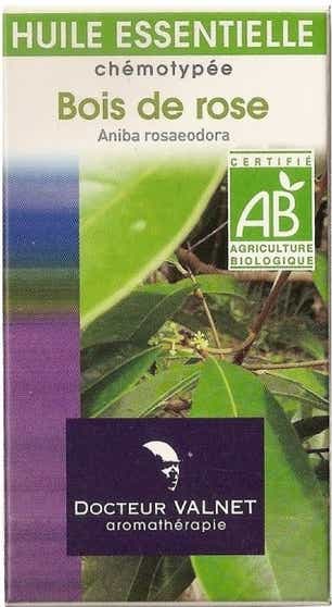 DOCTEUR VALNET HE HUILE ESSENTIELLE BOIS DE ROSE BIO 10 ML