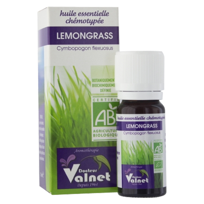 DOCTEUR VALNET HUILE ESSENTIELLE LEMONGRASS BIO 10ML