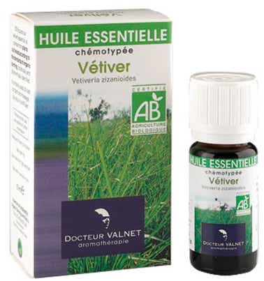 DOCTEUR VALNET HUILE ESSENTIELLE VETIVER BIO 10ML