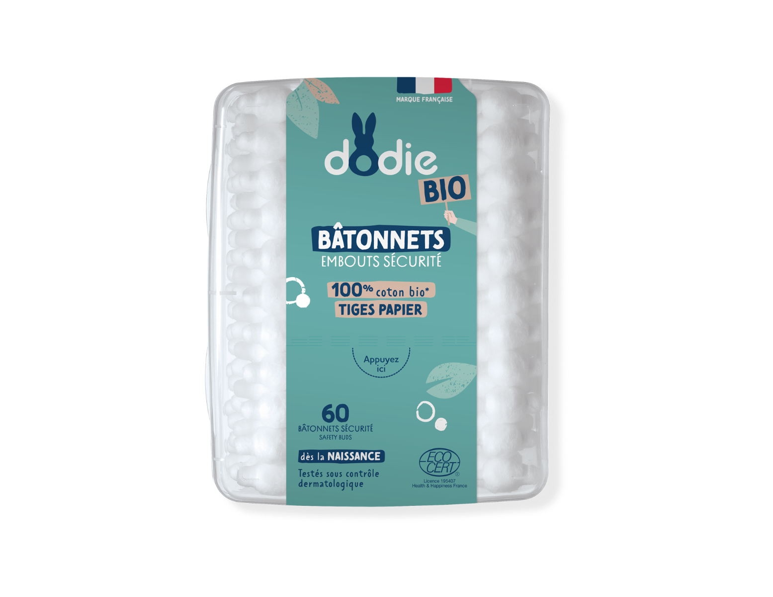 DODIE BATONNETS A EMBOUT SECURISE BOITE DE 50