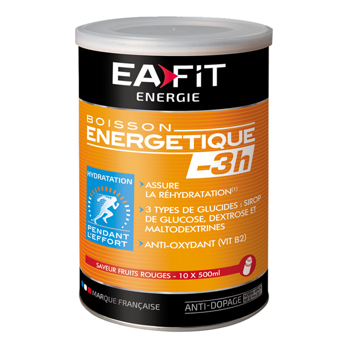 EAFIT BOISSON ENERGETIQUE 3H ORANGE SANGUINE 10X500ML