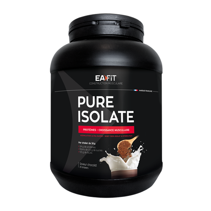 EAFIT CONSTRUCTION MUSCULAIRE PURE ISOLATE CHOCOLAT 750G