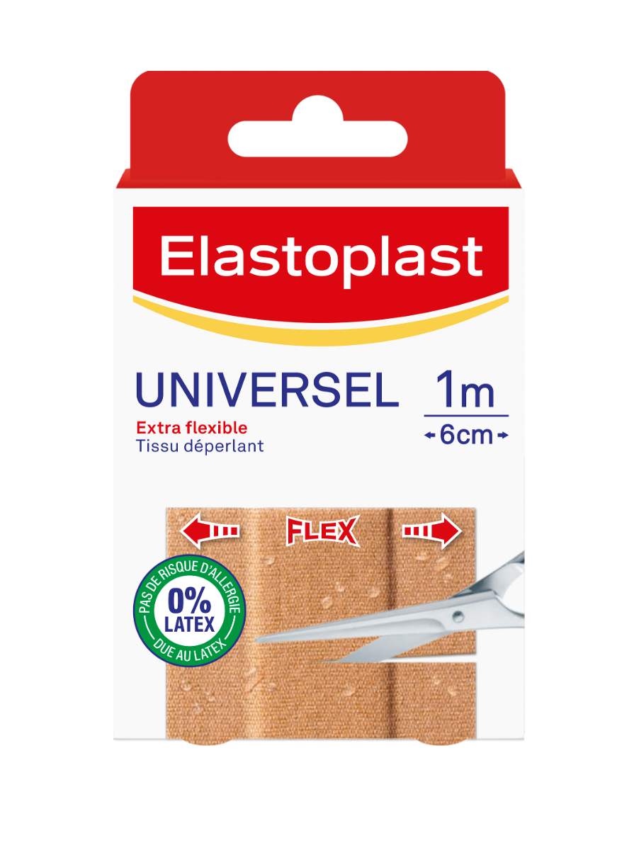 ELASTOPLAST FLEXIBLE PANSEMENTS A DECOUPER 1MX6CM 10 UNITES