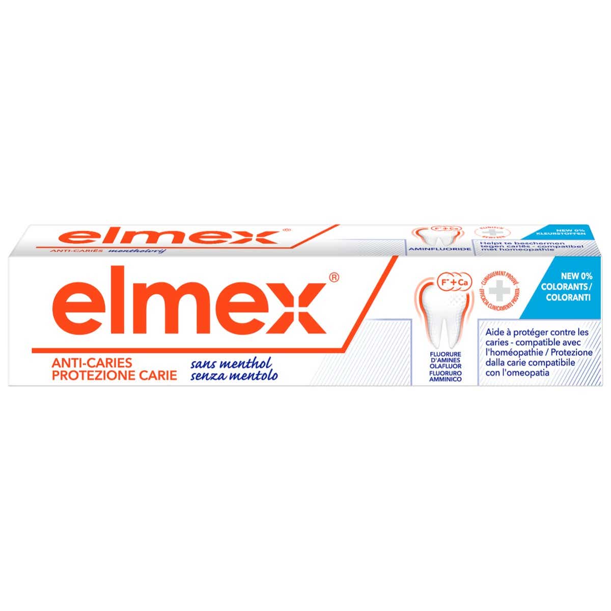 ELMEX DENTIFRICE SANS MENTHOL 75ML