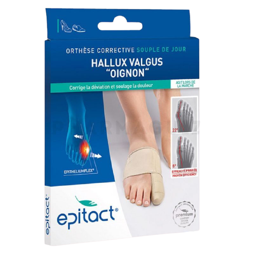 EPITACT HALLUX VALGUS ORTHESE CORRECTIVE SOUPLE DE JOUR TAILLE M