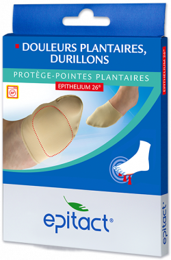 EPITACT PROTEGE POINTES PLANTAIRES DOULEURS PLANTAIRES ET DURILLONS TAILLE L 1 PAIRE