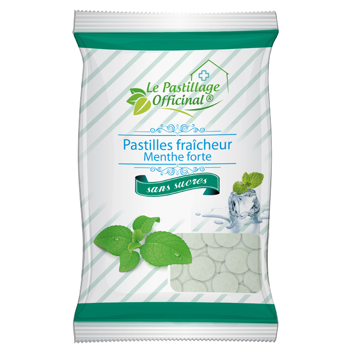 ESTIPHARM LE PASTILLAGE OFFICINAL PASTILLES MENTHE FORTE SANS SUCRES 80G