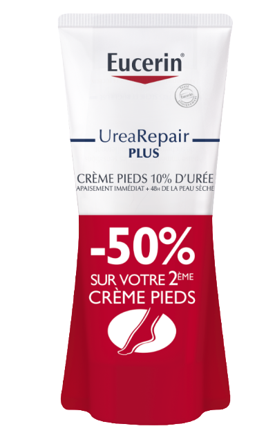 EUCERIN CREME PIEDS REPARATRICE 10 DUREE 2 X 100ML