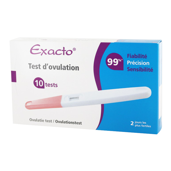 EXACTO TEST D OVULATION 10 TESTS