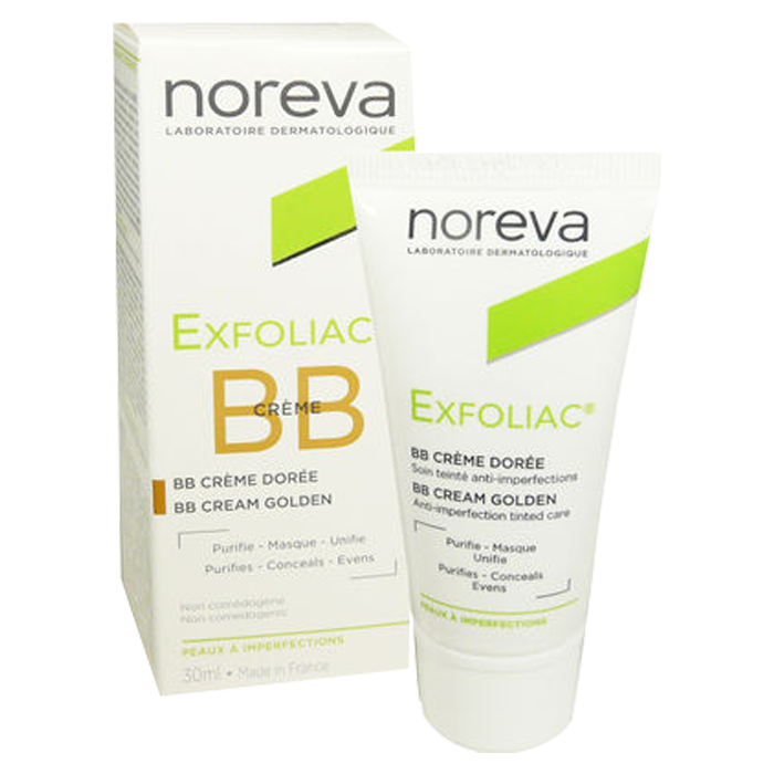 EXFOLIAC BB CREME DOREE PEAUX A IMPERFECTIONS 30ML