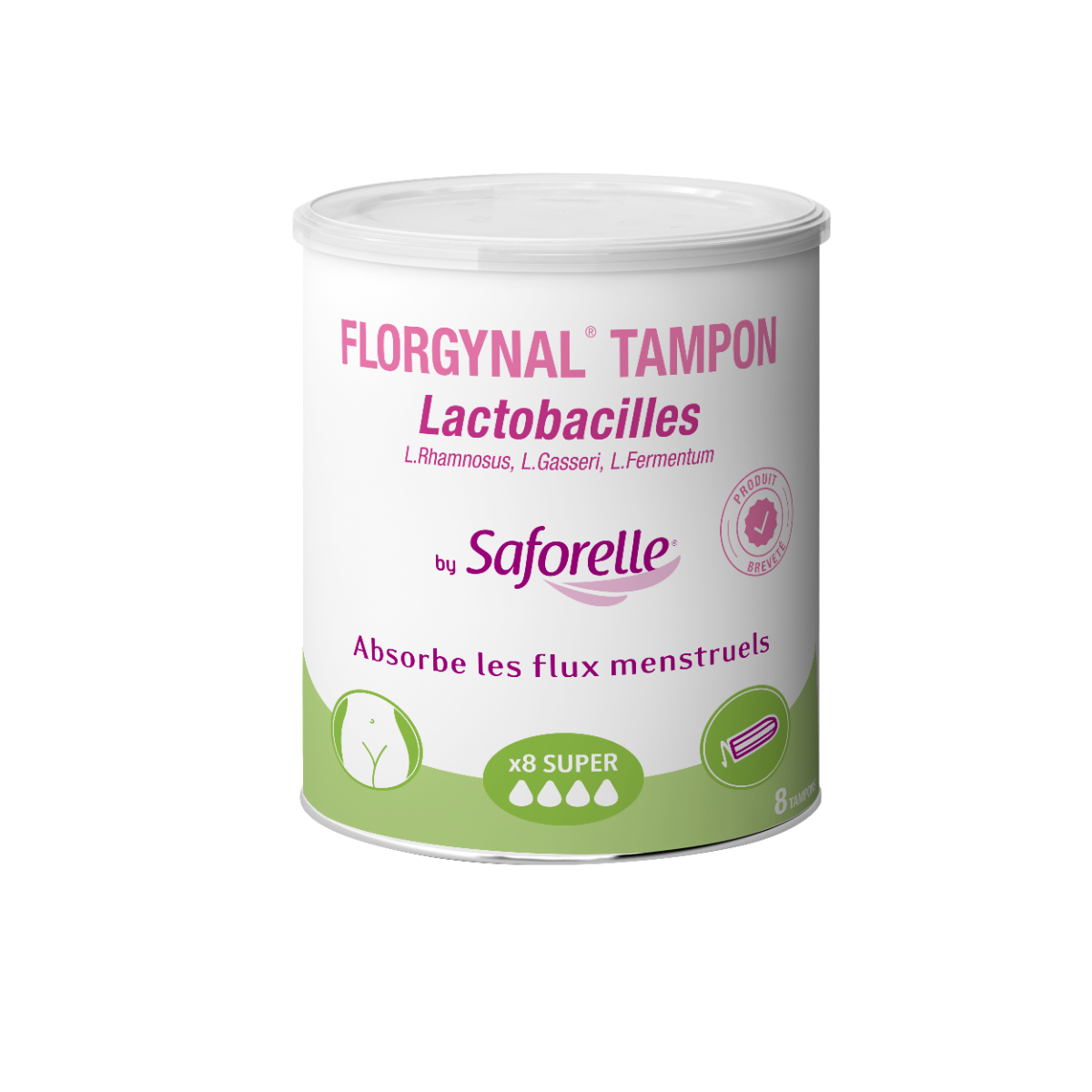 FLORGYNAL TAMPON PROBIOTIQUE SUPER 8 UNITES