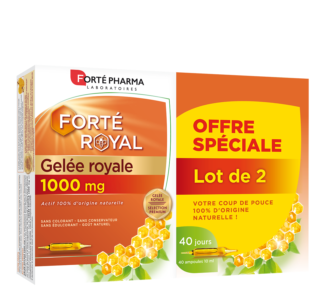 FORTE PHARMA GELEE ROYALE 1000MG 2X20 AMPOULES DE 10ML