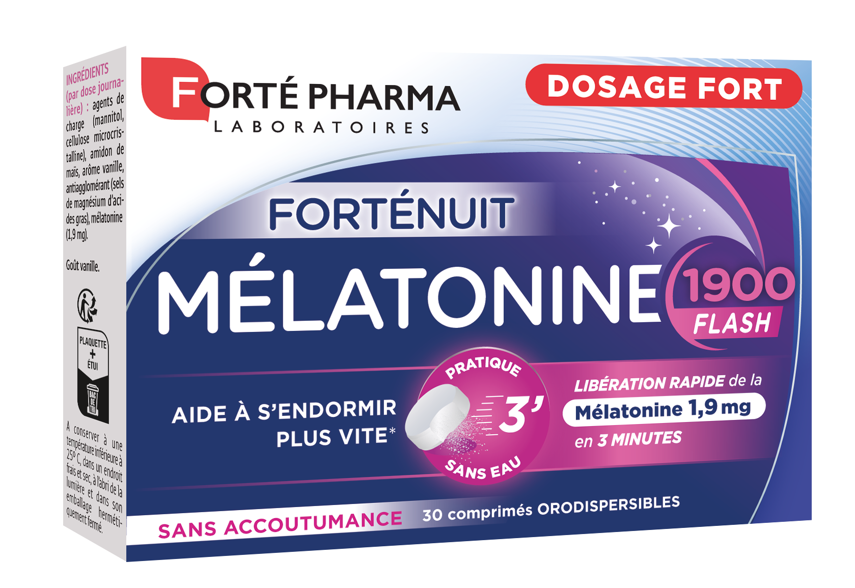 FORTE PHARMA MELATONINE 1900 FLASH 30 COMPRIMES