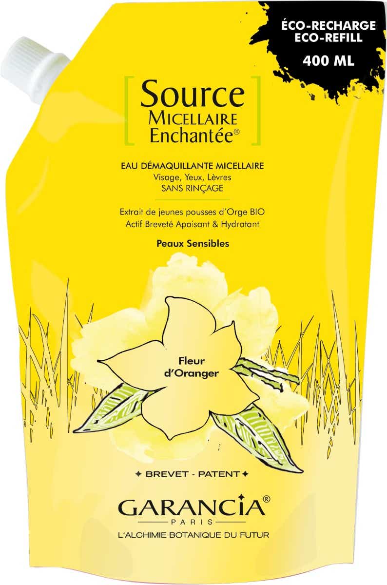 GARANCIA SOURCE MICELLAIRE ENCHANTEE RECHARGE FLEUR D ORANGER 400ML
