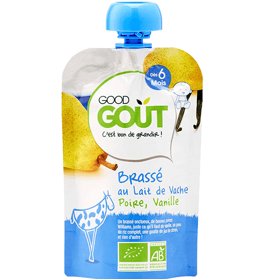 GOOD GOUT BRASSE POIRE VANILLE 90G