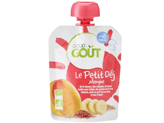 GOOD GOUT PETIT DEJEUNER MANGUE BIO BEBE DES 6 MOIS 70G