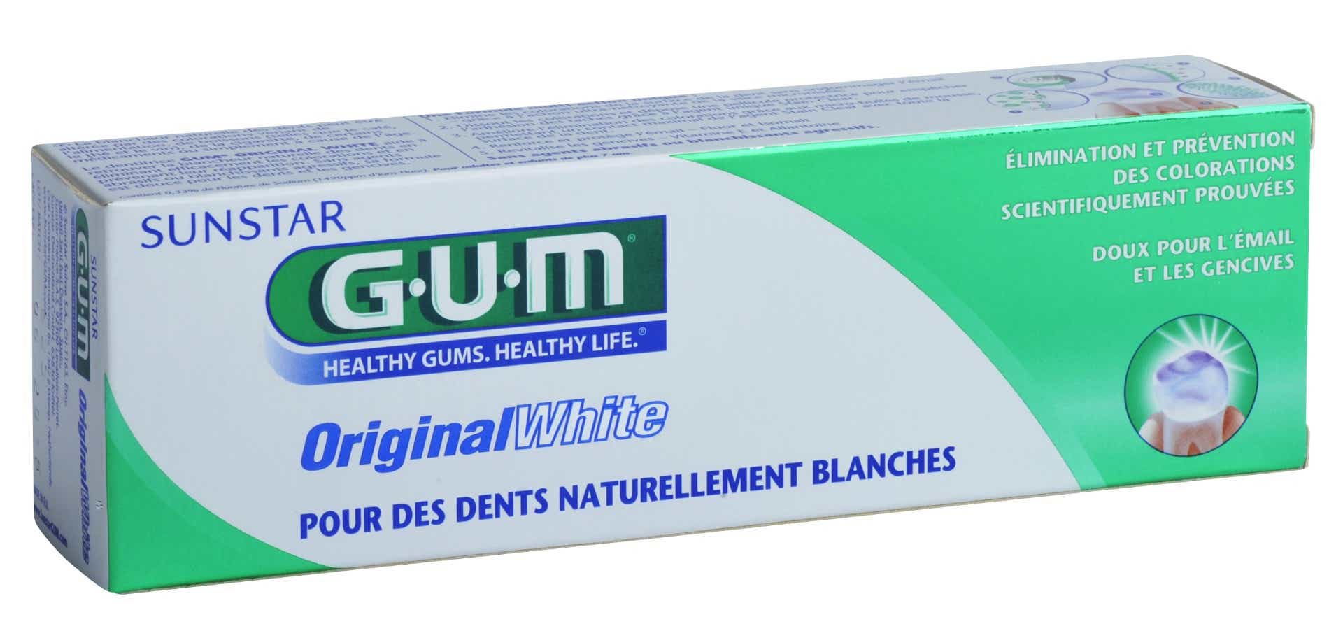 GUM DENTIFRICE ORIGINAL WHITE 75ML