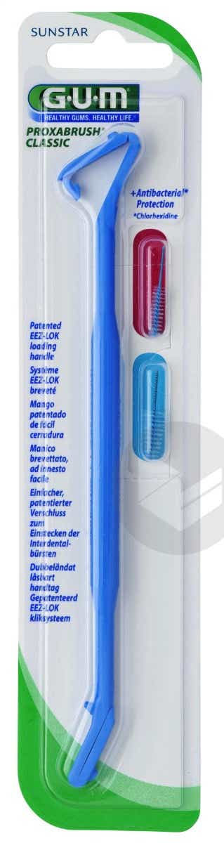 GUM PROXABRUSH CLASSIC 605 MANCHE PORTE BROSSETTE 1 UNITE