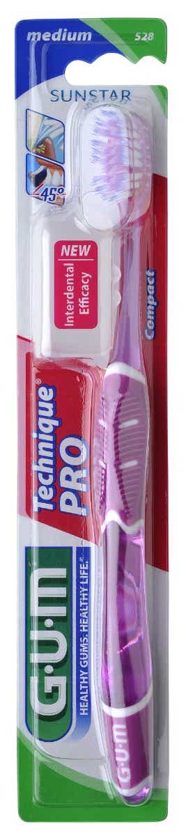 GUM TECHNIQUE PRO BROSSE A DENTS MEDIUM 1 UNITE