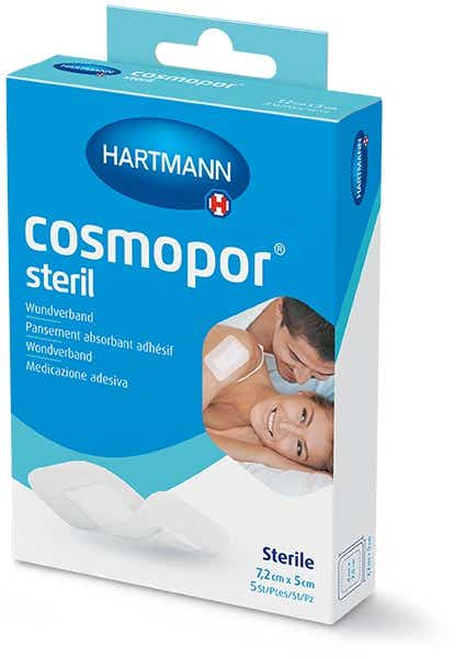 HARTMANN COSMOPOR STERIL PANSEMENTS ABSORBANTS ADHESIFS 7 2X5CM 5 PIECES