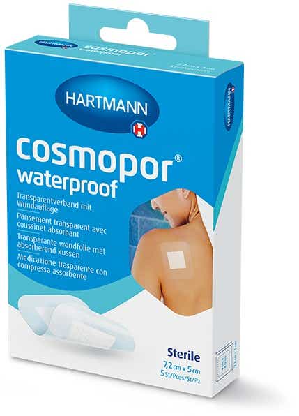 HARTMANN COSMOPOR WATERPROOF PANSEMENTS ABSORBANTS WATERPROOF 7 2X5CM 5 PIECES