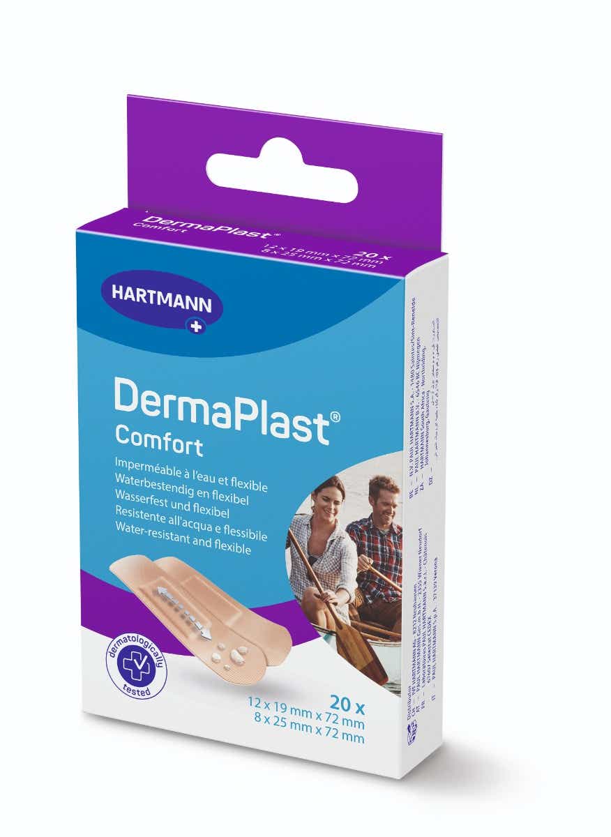 HARTMANN DERMAPLAST COMFORT PANSEMENTS IMPERMEABLES 20 UNITES
