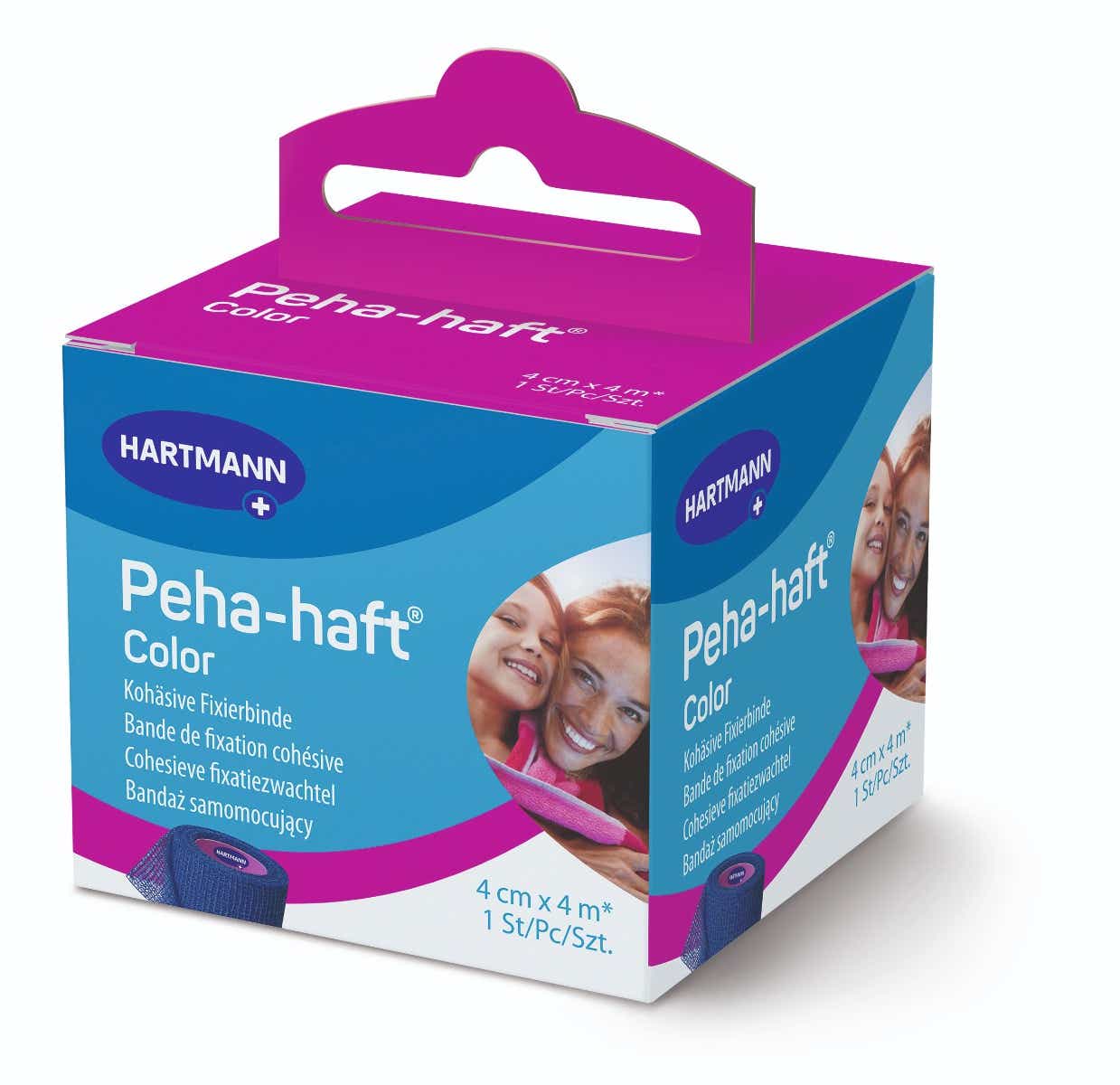 HARTMANN PEHA HAFT BANDE DE FIXATION COHESIVE BLEUE 4CMX4M 1 UNITE