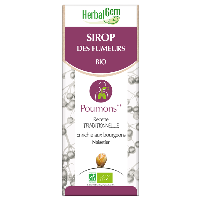 HERBALGEM SIROP DES FUMEURS BIO 150ML