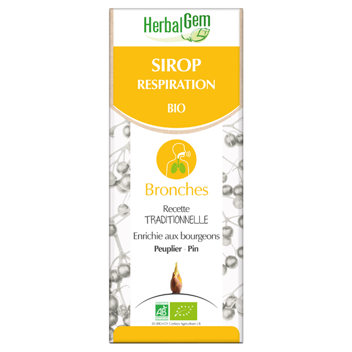 HERBALGEM SIROP RESPIRATION BIO 150ML