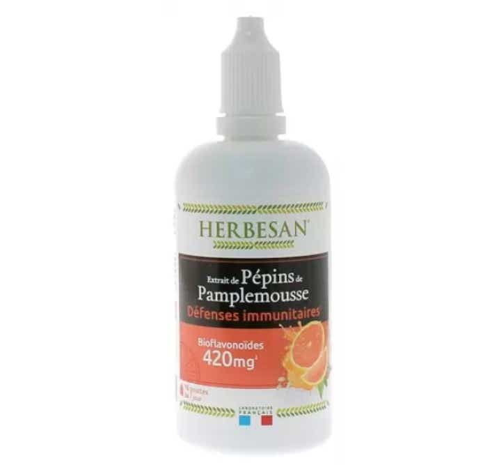 HERBESAN EXTRAIT DE PEPINS DE PAMPLEMOUSSE 420MG 100ML