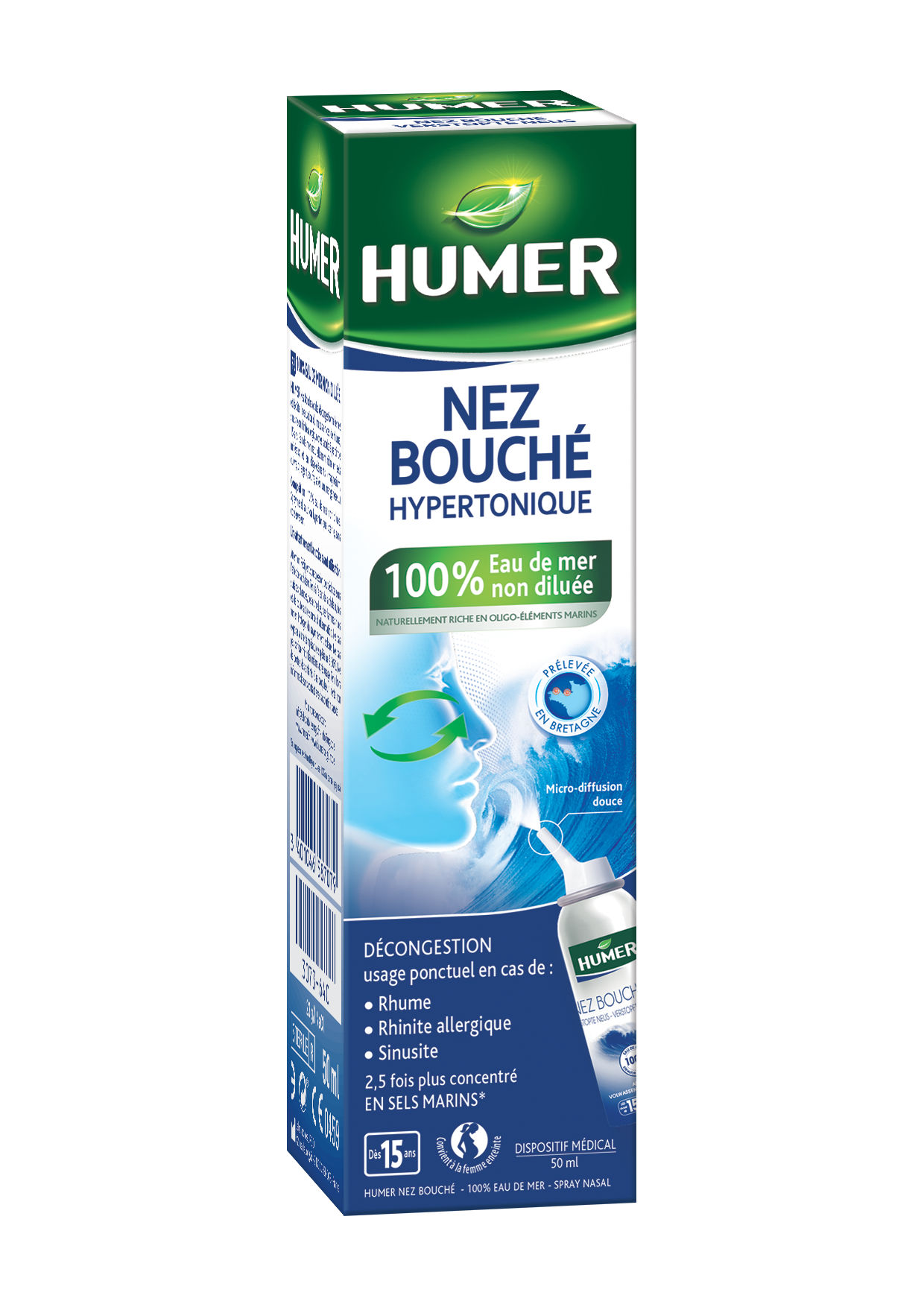 HUMER NEZ BOUCHE HYPERTONIQUE ADULTES 50ML