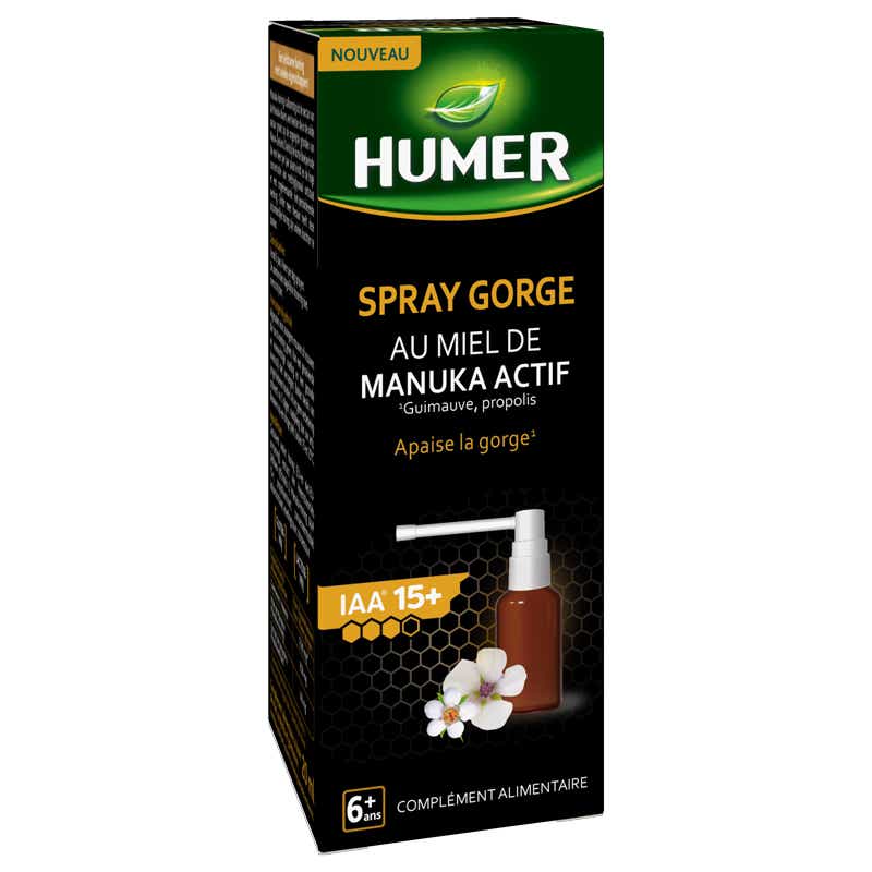 HUMER SPRAY GORGE AU MIEL DE MANUKA IAA 15 20ML