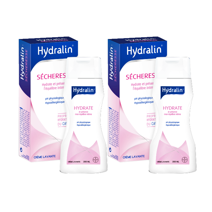 HYDRALIN SECHERESSE CREME LAVANTE 2X200ML
