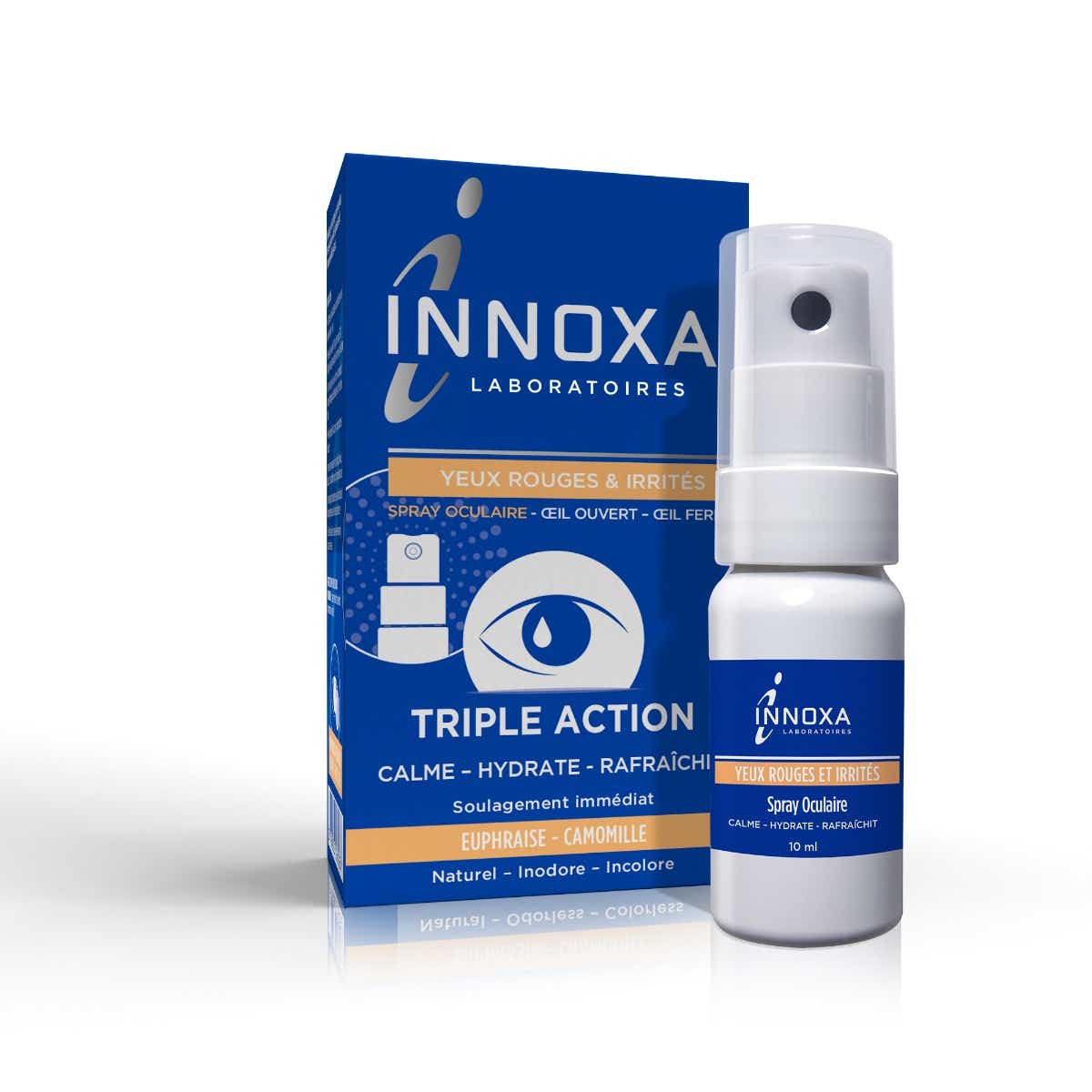 INNOXA FORMULE BLEUE SPRAY OCULAIRE YEUX ROUGES IRRITES 10ML