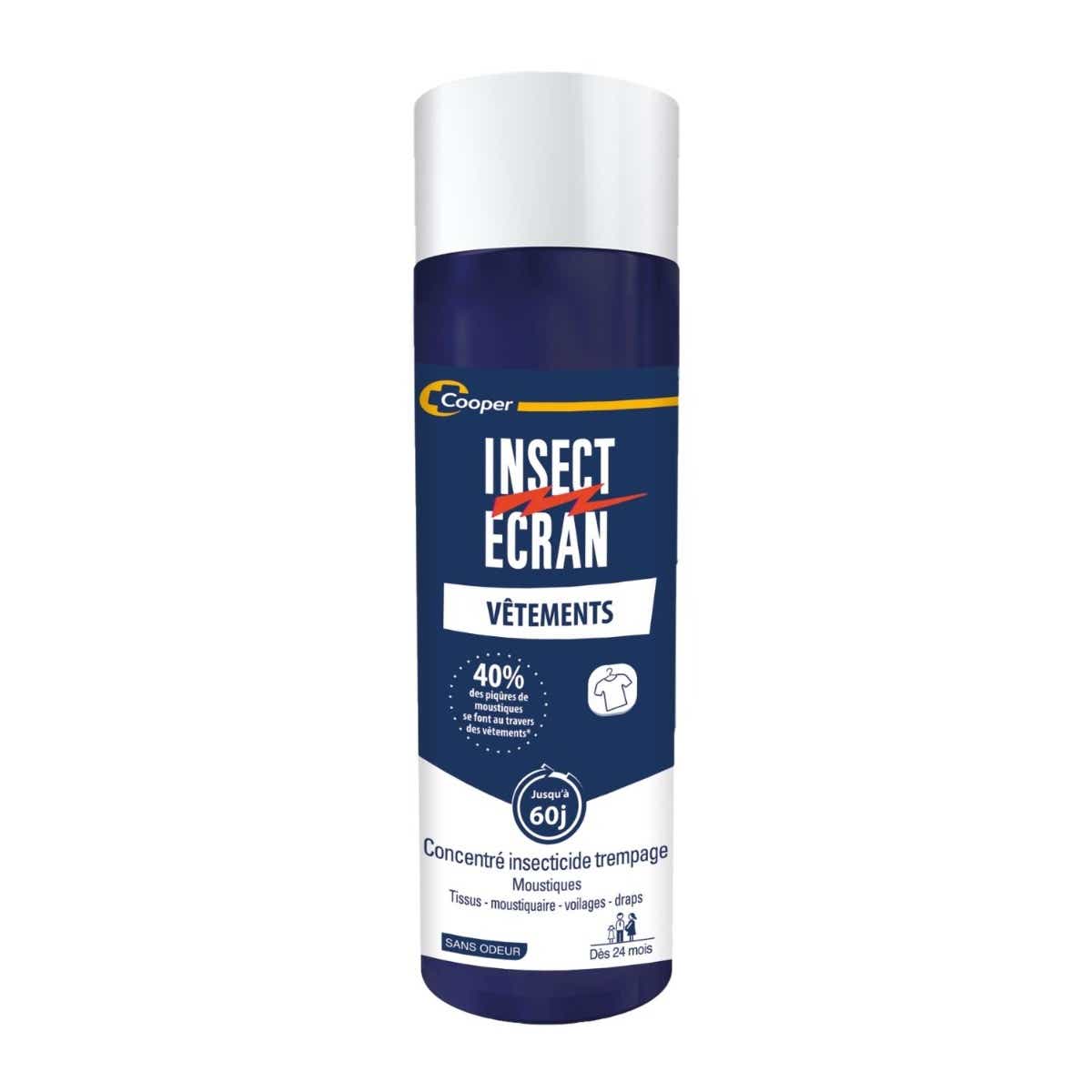 INSECT ECRAN VETEMENTS CONCENTRE INSECTICIDE TREMPAGE 200ML