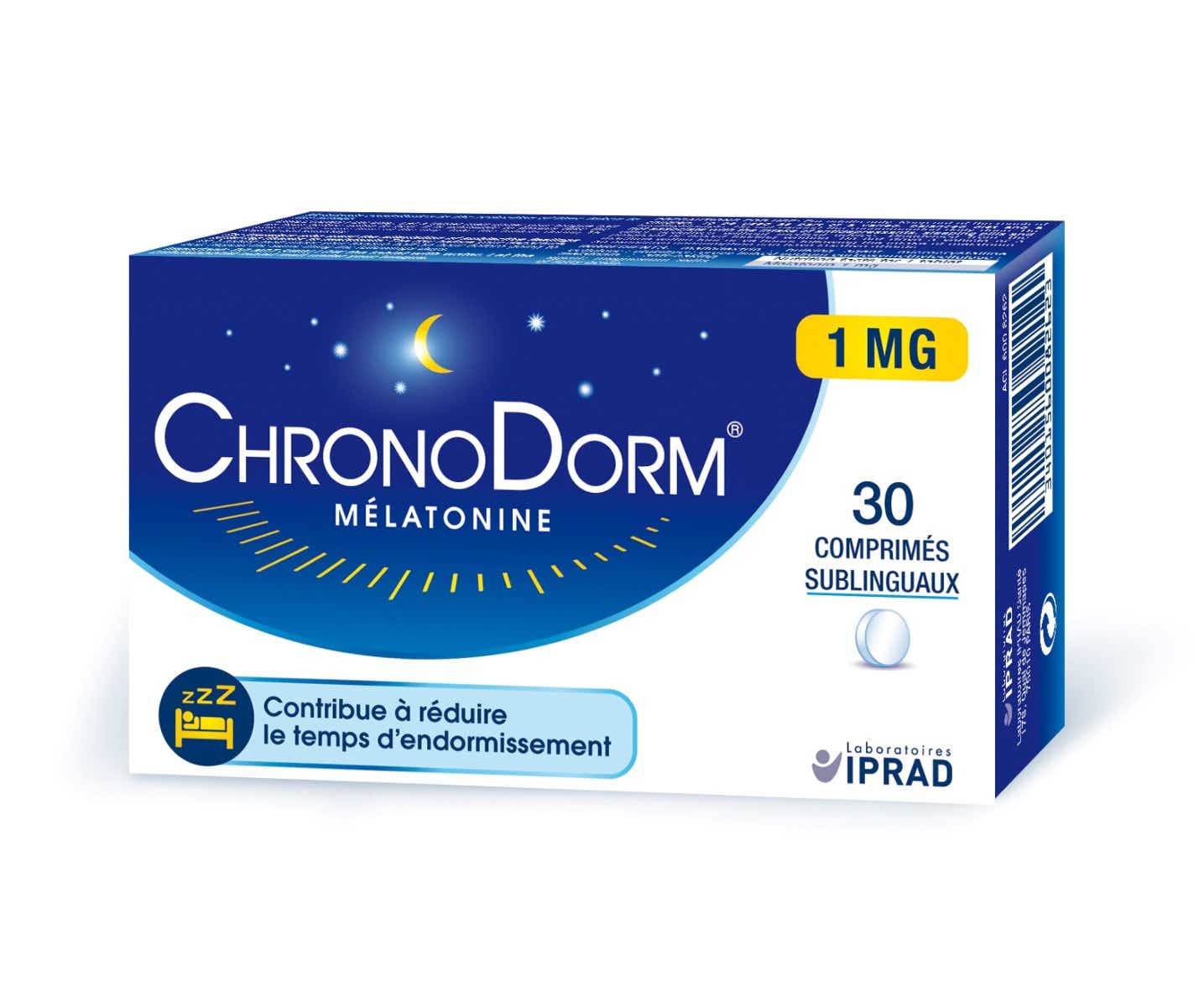 IPRAD CHRONODORM MELATONINE 30 COMPRIMES SUBLINGUAUX