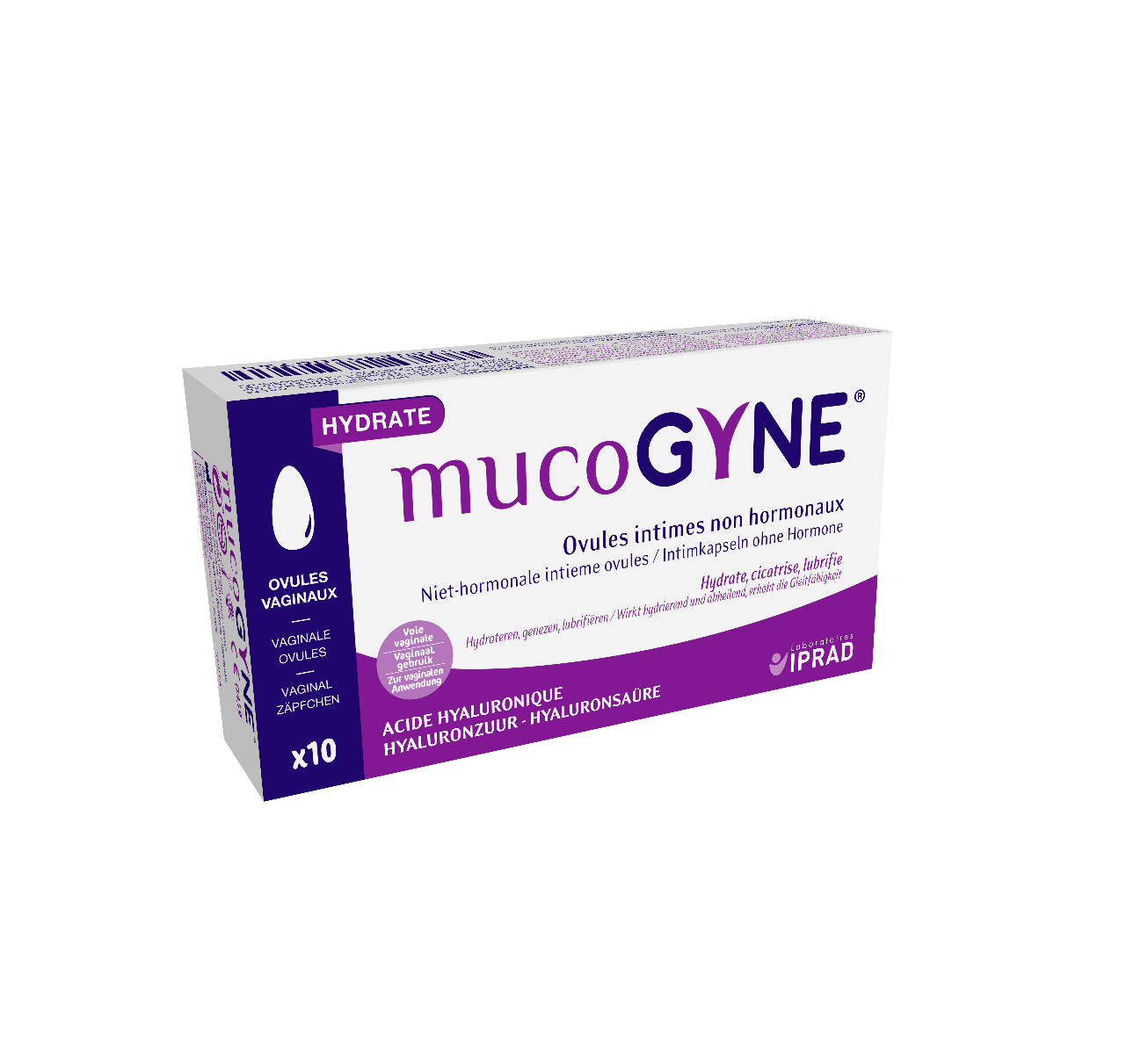 IPRAD MUCOGYNE 10 OVULES NON HORMONAUX