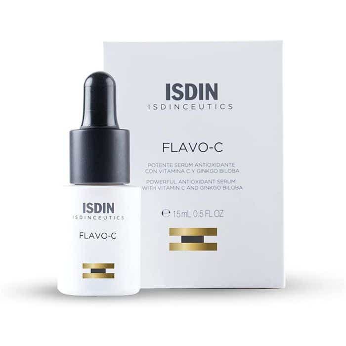 ISDIN FLAVO C SERUM ANTIOXYDANT A LA VITAMINE C ET GINKO BILOBA VISAGE 15ML