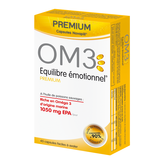 ISODIS NATURA OM3 EQUILIBRE EMOTIONNEL PREMIUM 45 CAPSULES
