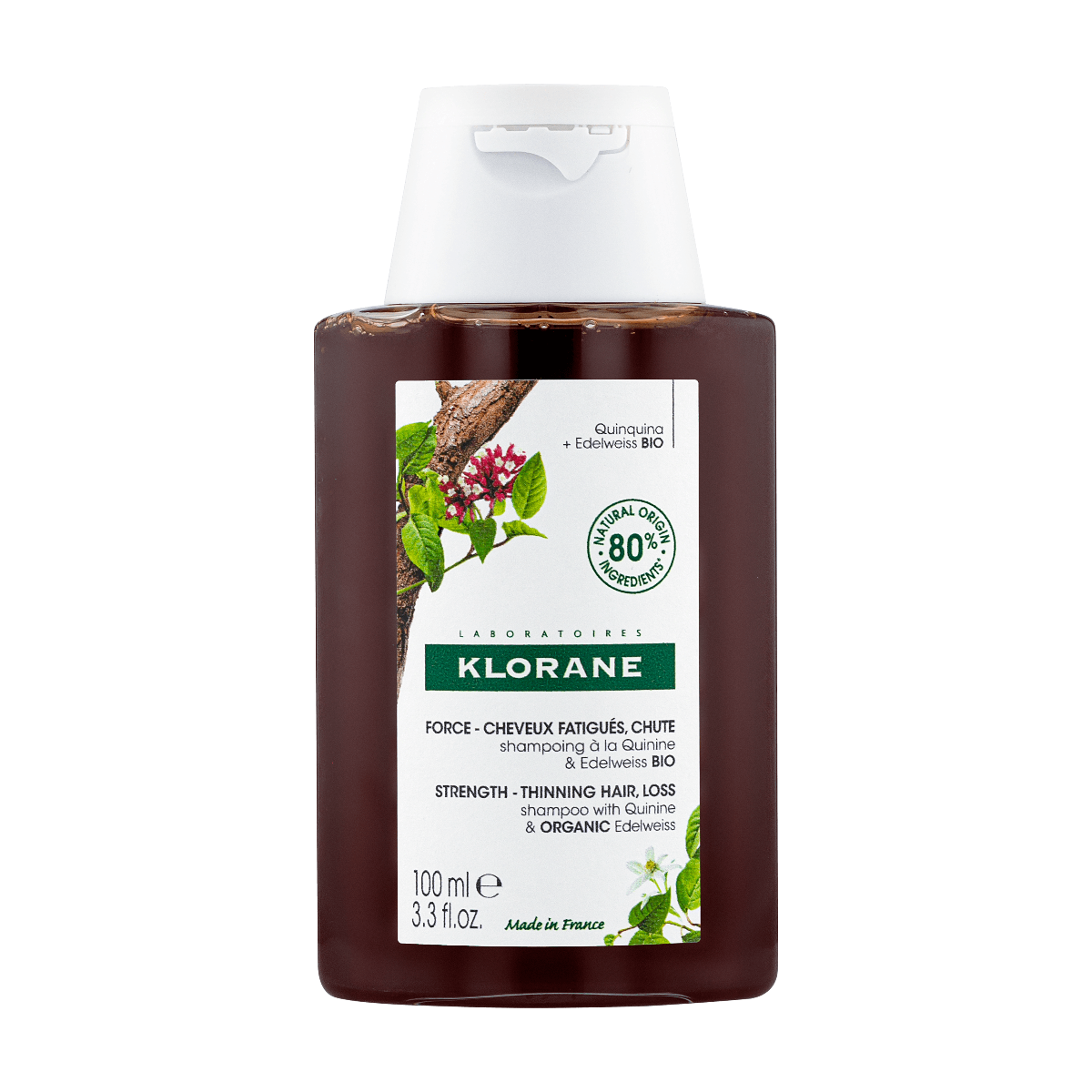 KLORANE MINI SHAMPOOING A LA QUININE ET AUX VITAMINES B 100ML