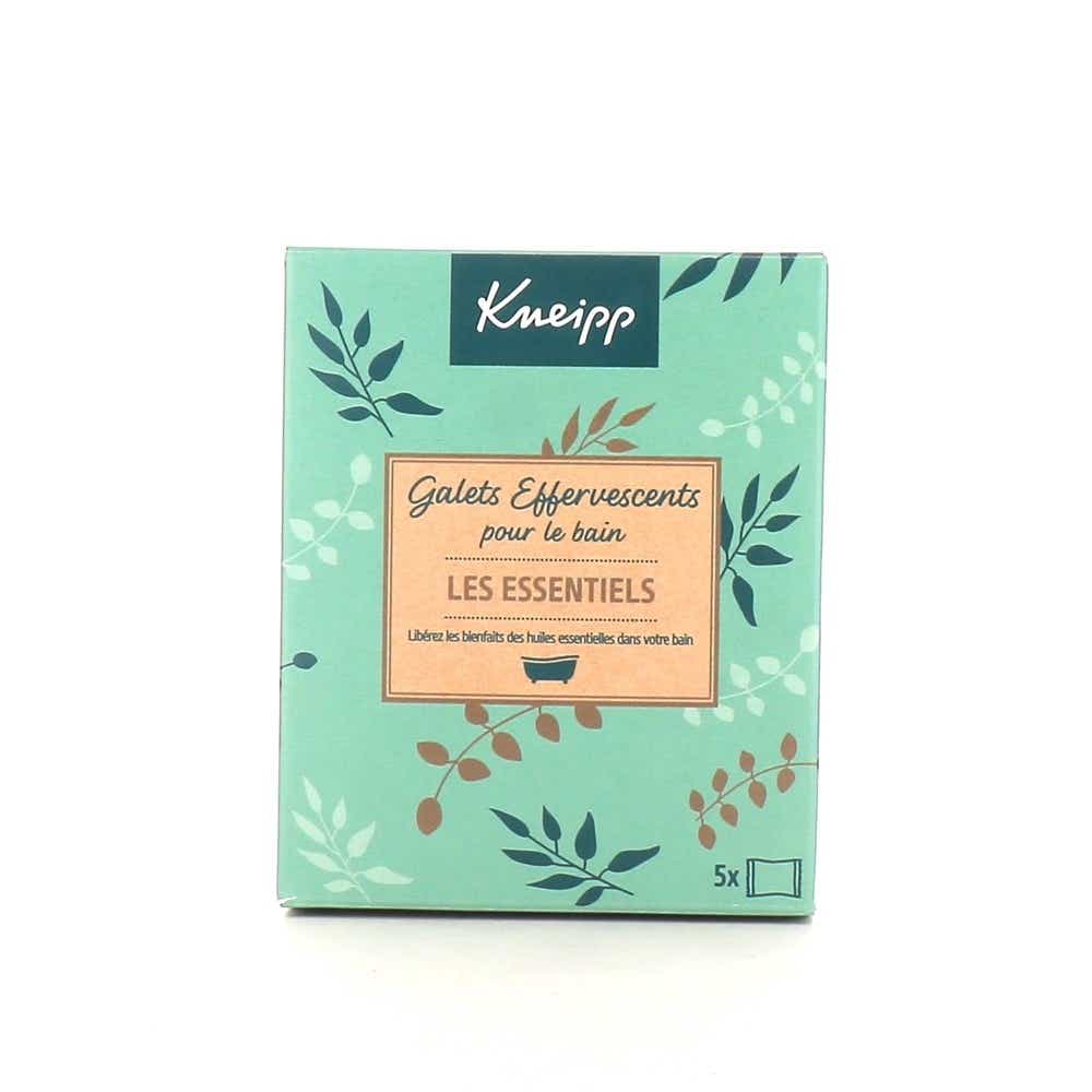 KNEIPP COFFRET LES ESSENTIELS GALETS EFFERVESCENTS POUR LE BAIN 5X80G