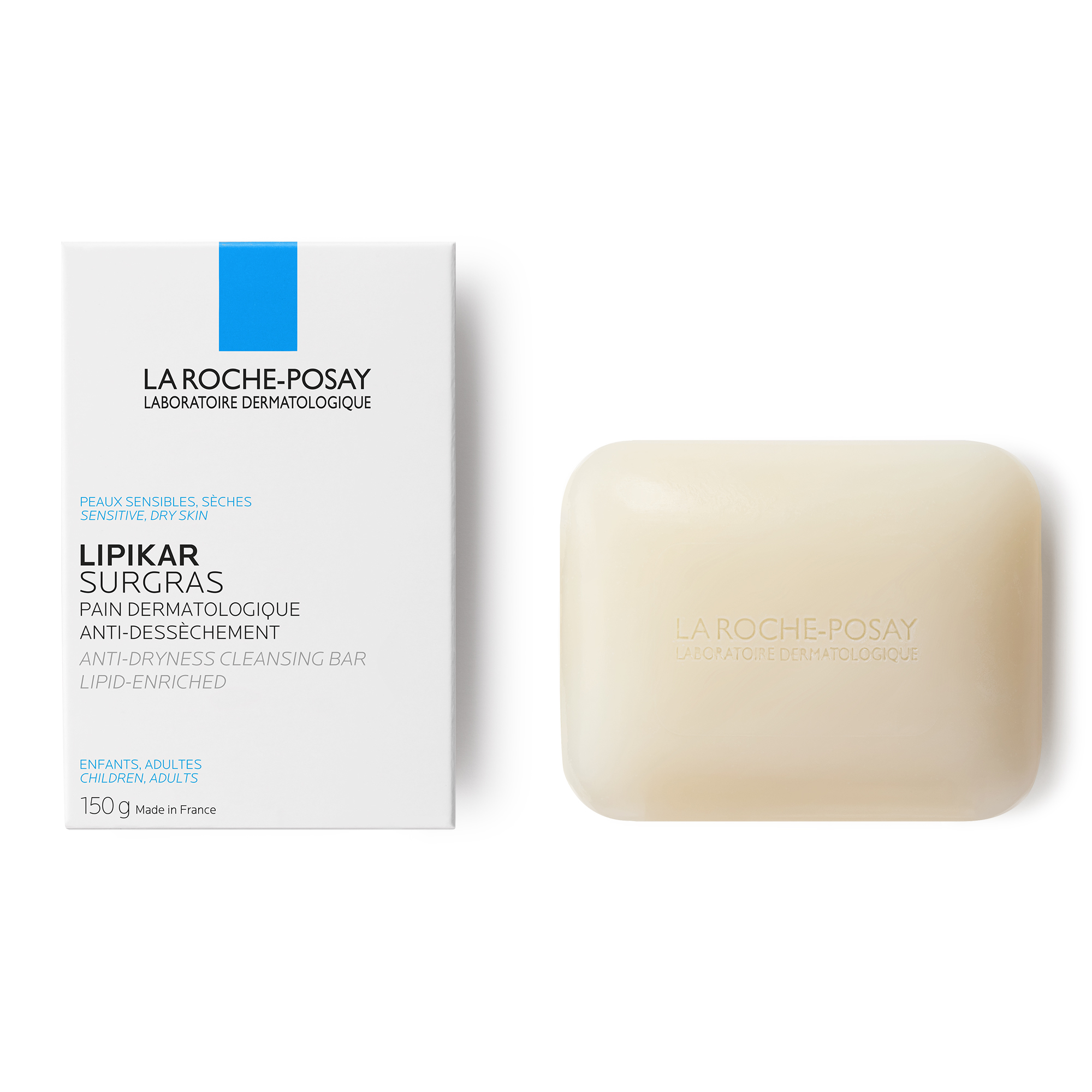 LA ROCHE POSAY LIPIKAR SURGRAS PAIN PHYSIOLOGIQUE ANTI DESSECHEMENT 150G