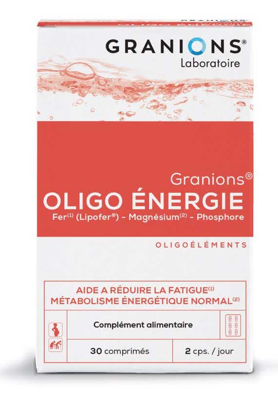LABORATOIRE DES GRANIONS OLIGO ENERGIE 30 COMPRIMES