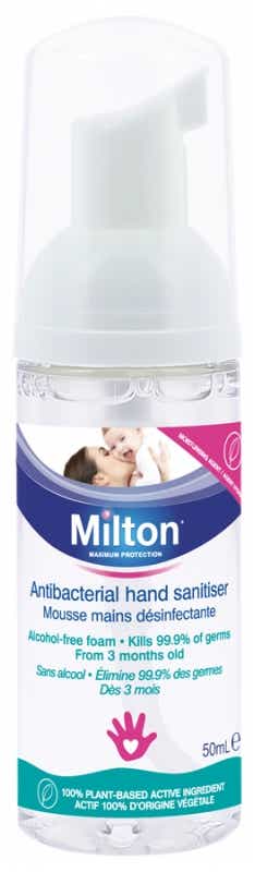 LABORATOIRE MILTON MOUSSE MAINS DESINFECTANTE 50ML