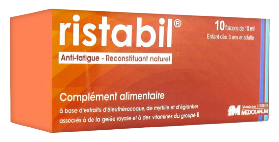 LABORATOIRES LEURQUIN MEDIOLANIM RISTABIL ANTI FATIGUE RECONSTITUANT NATUREL 10 UNITES