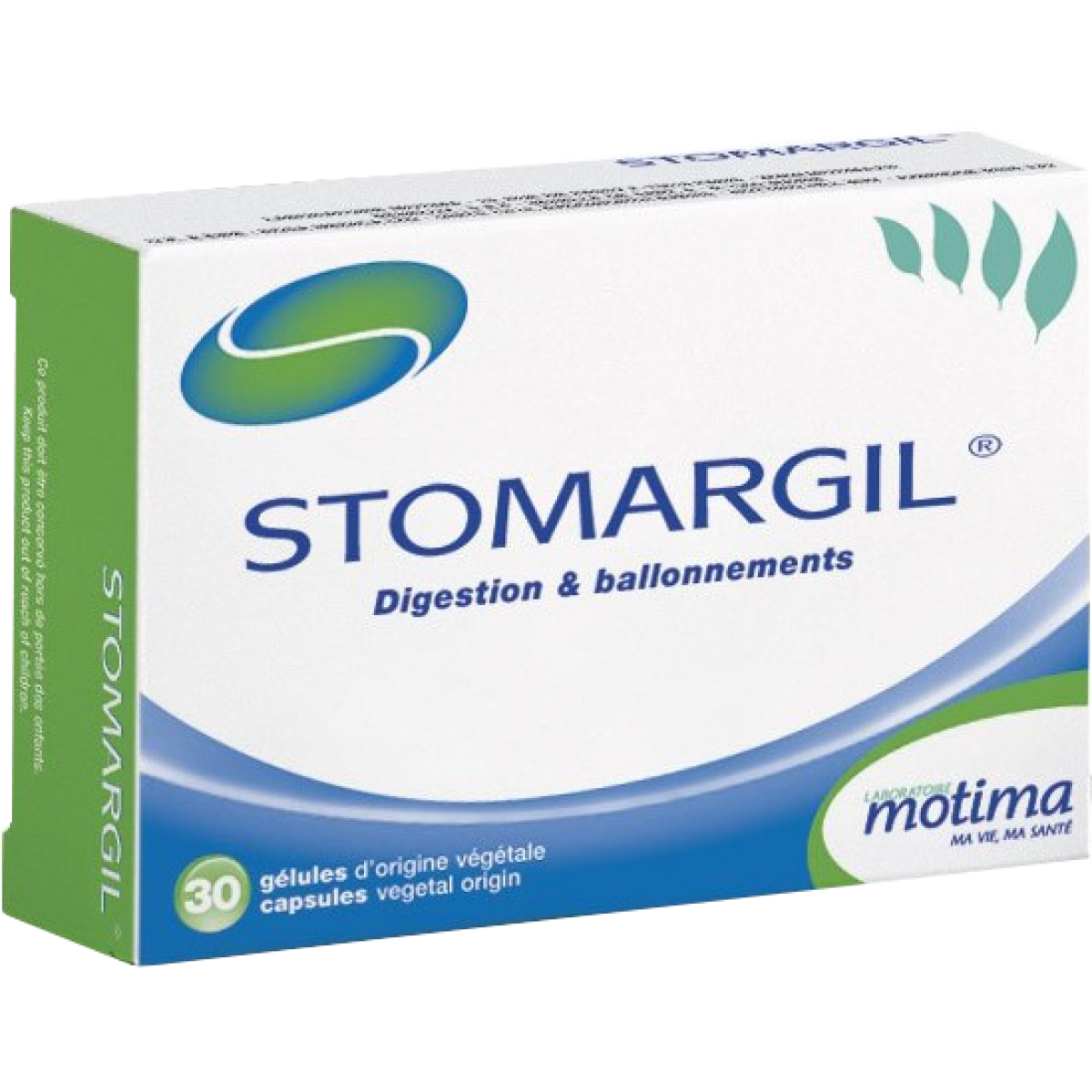 LABORATOIRES MOTIMA STOMARGIL DIGESTION ET BALLONEMENTS 30 COMPRIMES