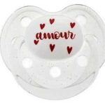 LE BIBERON FRANCAIS SUCETTE PHYSIOLOGIQUE AMOUR DE 0 A 6 MOIS 1 UNITE