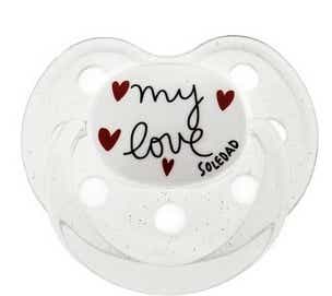 LE BIBERON FRANCAIS SUCETTE PHYSIOLOGIQUE MY LOVE 6 MOIS ET PLUS 1 UNITE