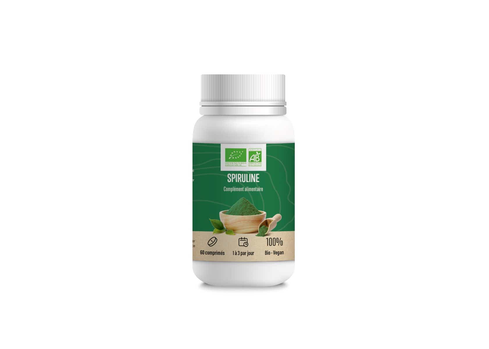 LERO SPIRULINE BIO 60 COMPRIMES