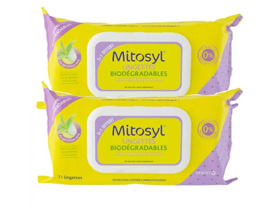 LINGETTES AU GEL D ALOE VERA 2X72 LINGETTES